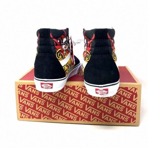 VANS Sk8-Hi Shoes High Top Black Suede Men’s VN0A4BVTBLK Sneakers Casual Size - Picture 9 of 11